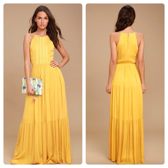 Lulus Dresses & Skirts - SOLD Lulu’s Embroidered Maxi Dress
